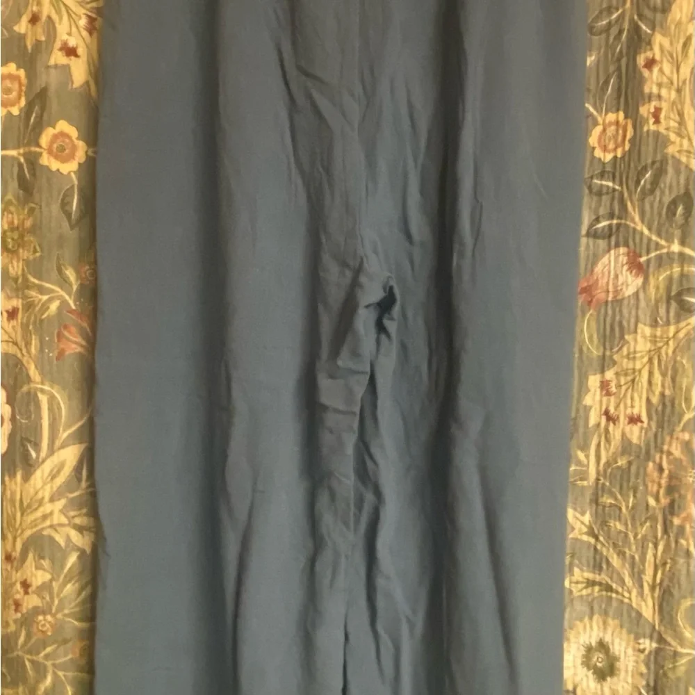 Blue Teal Flowy Pants